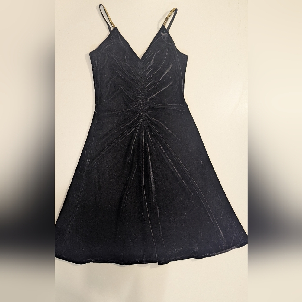 Selina Studio Black Velvet Dress